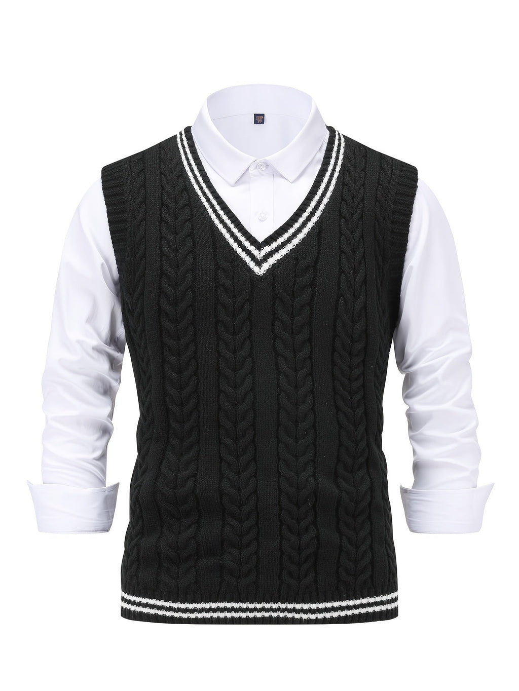 Lionel | Classic Cable-Knit Sweater Vest