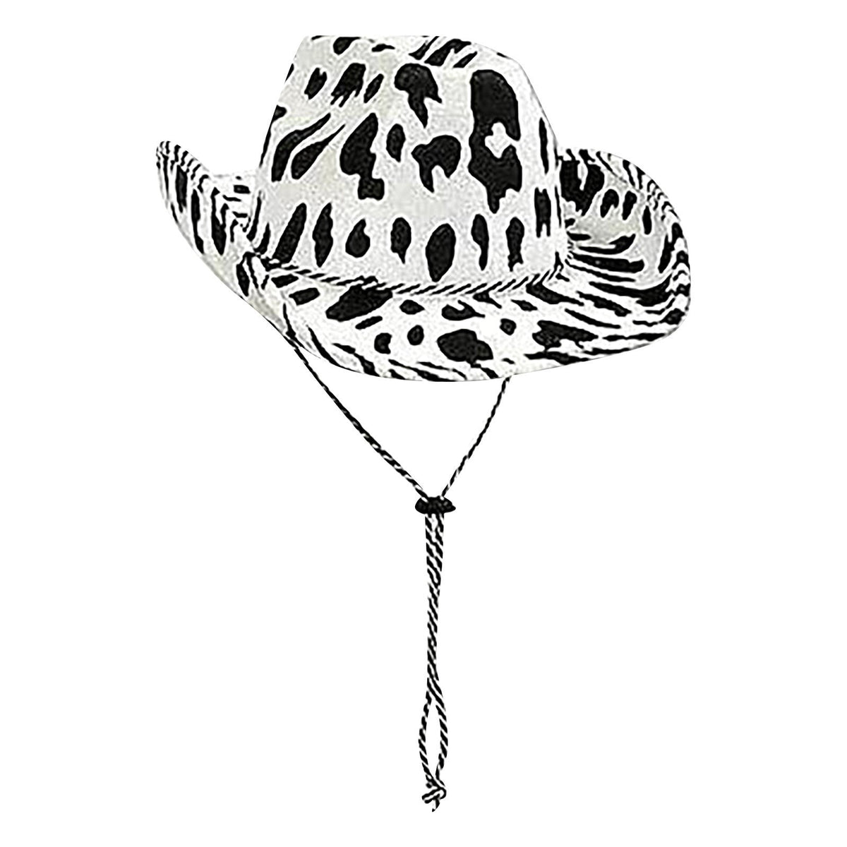 Elliot Milk Print Wool Felt Cowboy Hat – Unisex, Wide Brim