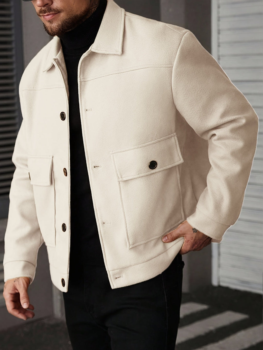 Ellery | Strukturiertes Overshirt-Jacke