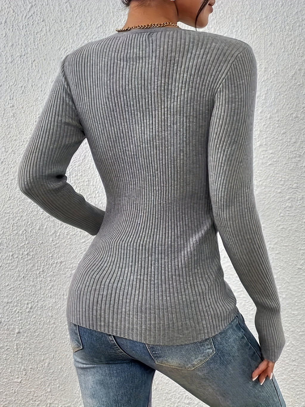 Lorelei | Geripptes Slim-Fit-Top