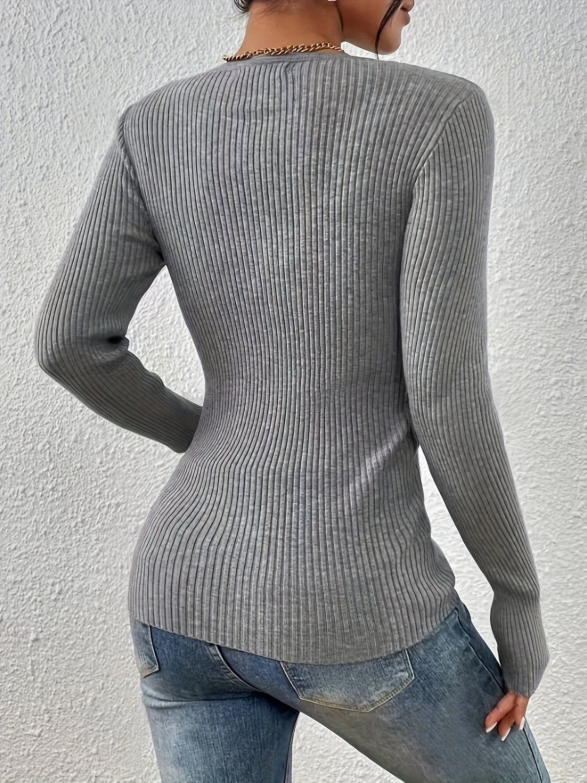 Lorelei | Geripptes Slim-Fit-Top