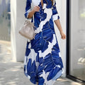 Cassandra | Flowing Maxi Shirt Dress