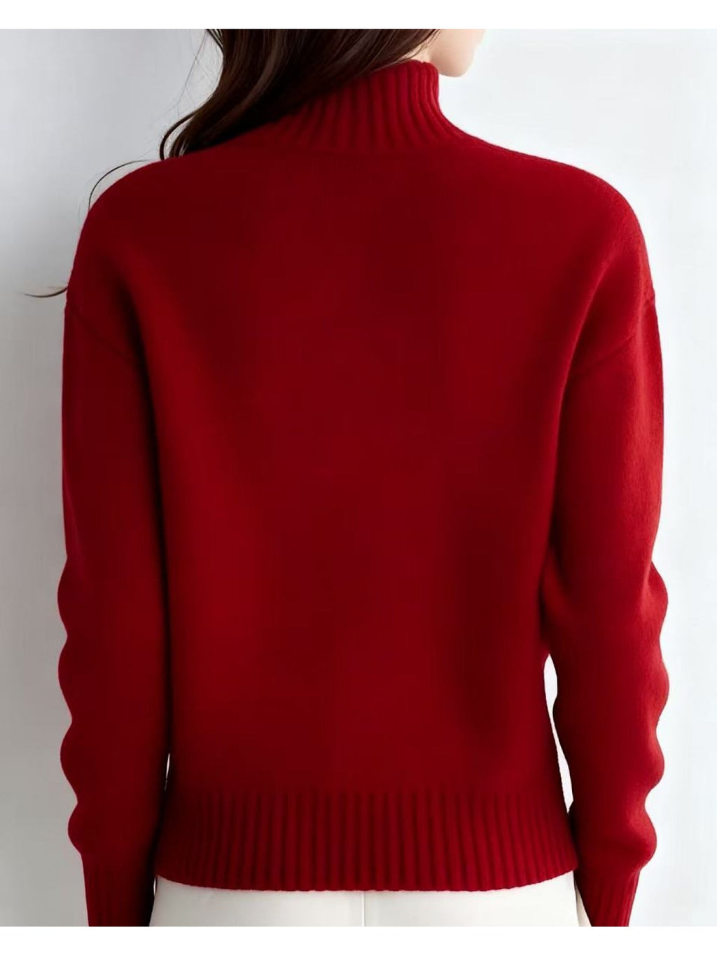 Vera | Hochgeschlossene Knopfstrickjacke