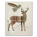 Woodland Plaid I Gallery-Wrapped Canvas Wall Art