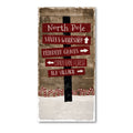 North Pole Gallery-Wrapped Canvas Wall Art