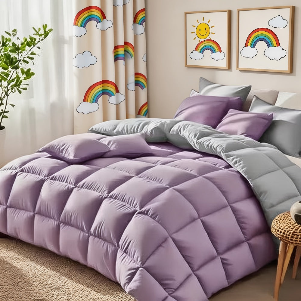 Bed in a Bag Full Queen and King Comforter Set in Soft Satin-Like Fabric (7 Piece)