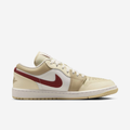 Air Jordan Womens Retro 1 Low CE 'Desert Khaki Red Sepia'