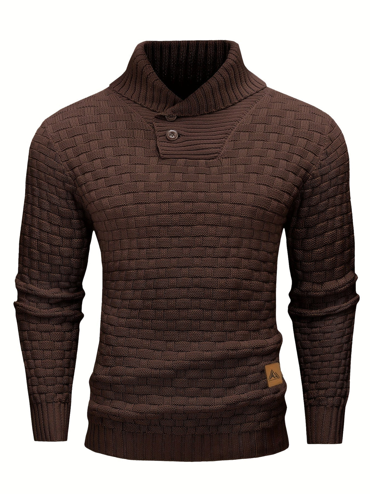 Barrett | Textured Shawl-Collar Jumper