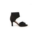 Camille | Stretch Open Toe Heeled Pumps