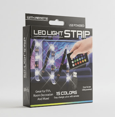 Infinite Basics RGB LED 3’ Light Strip with Remote