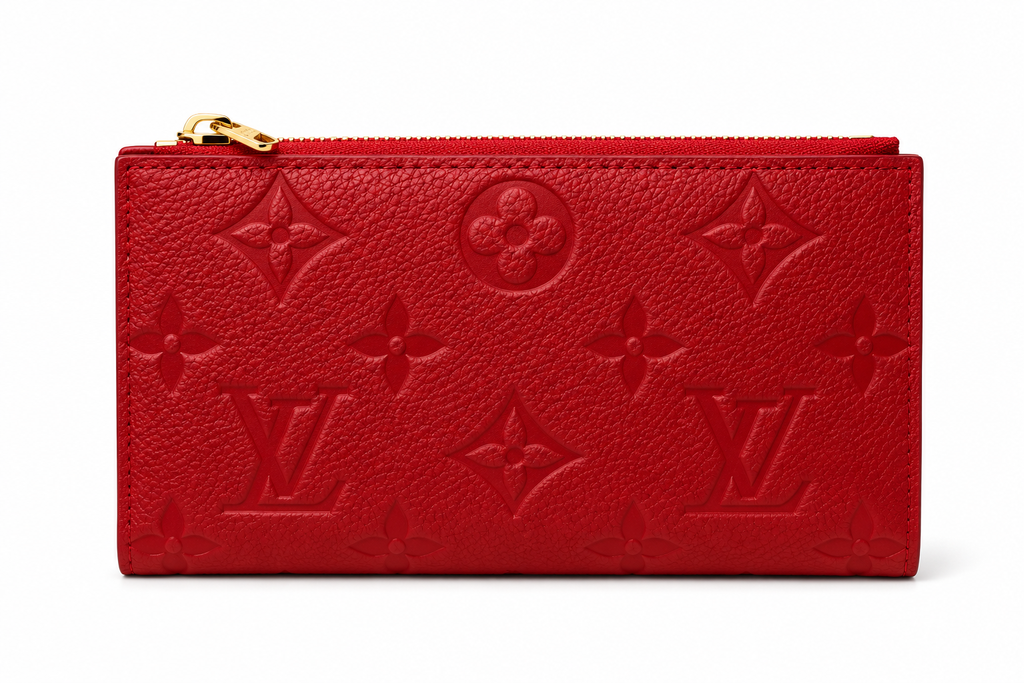 Louis Vuitton Zippy Coin Purse – Monogram Empreinte Giant Red