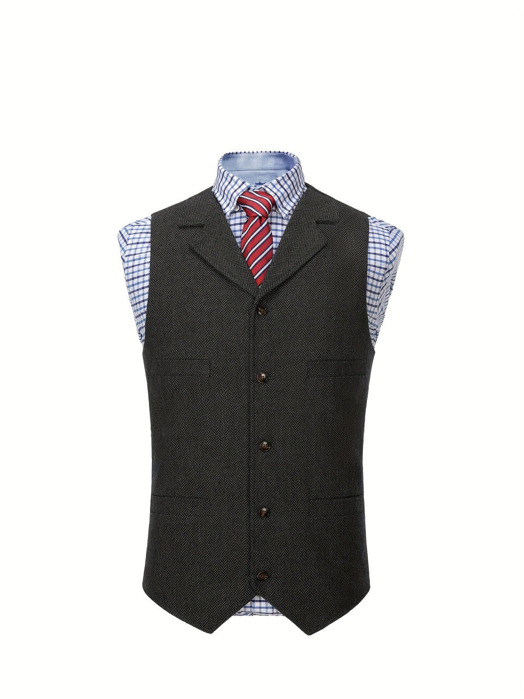 Rhodes | Heritage Herringbone Waistcoat
