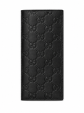 Gucci Signature Long Continental Wallet – GG Embossed Black Leather