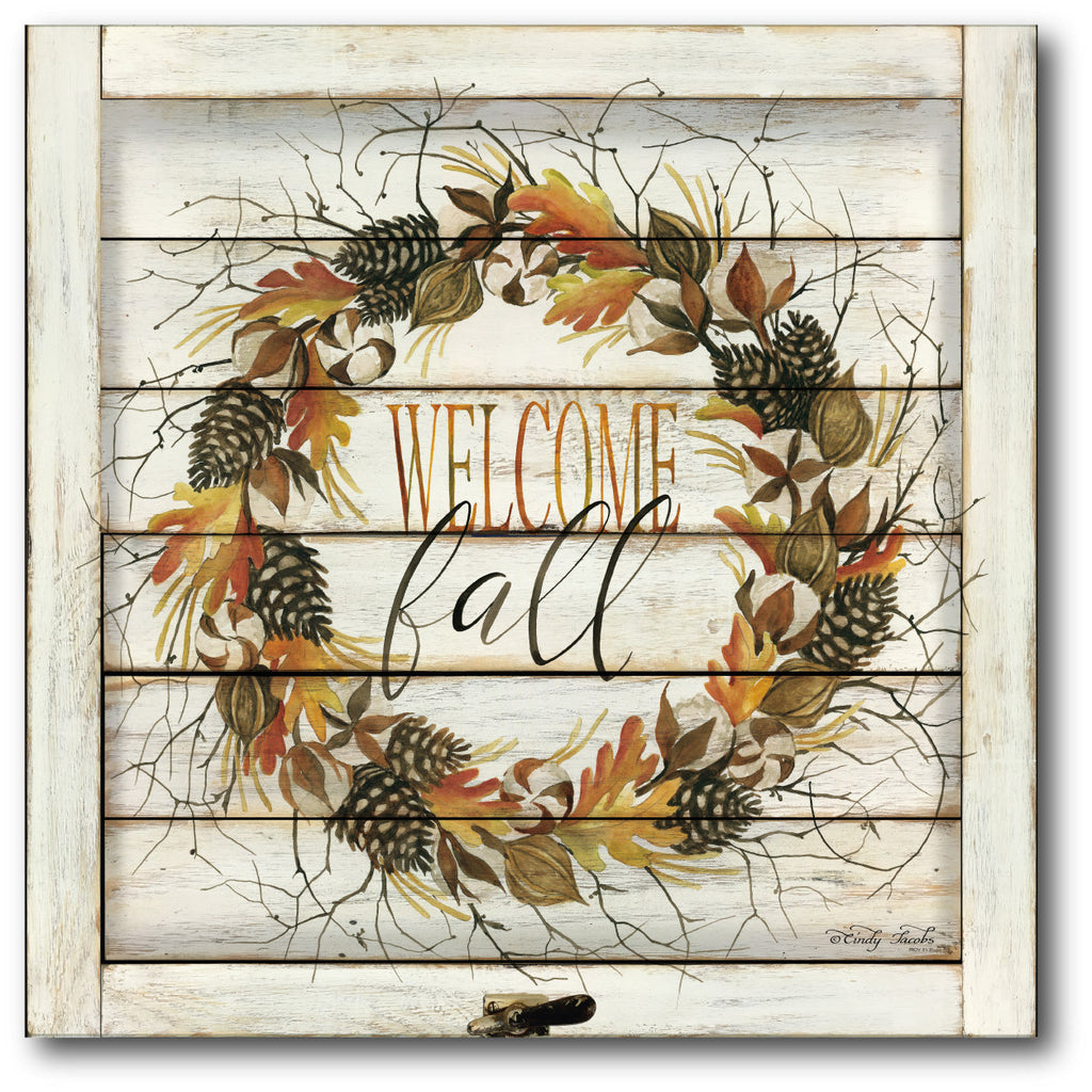 Wellcome Fall Gallery-Wrapped Canvas Wall Art