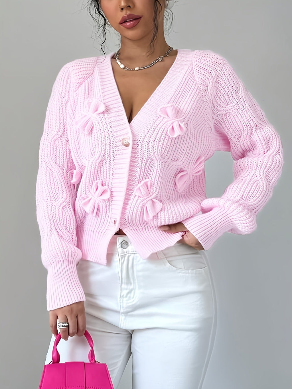 Primrose | Cardigan mit Schleifen-Detail