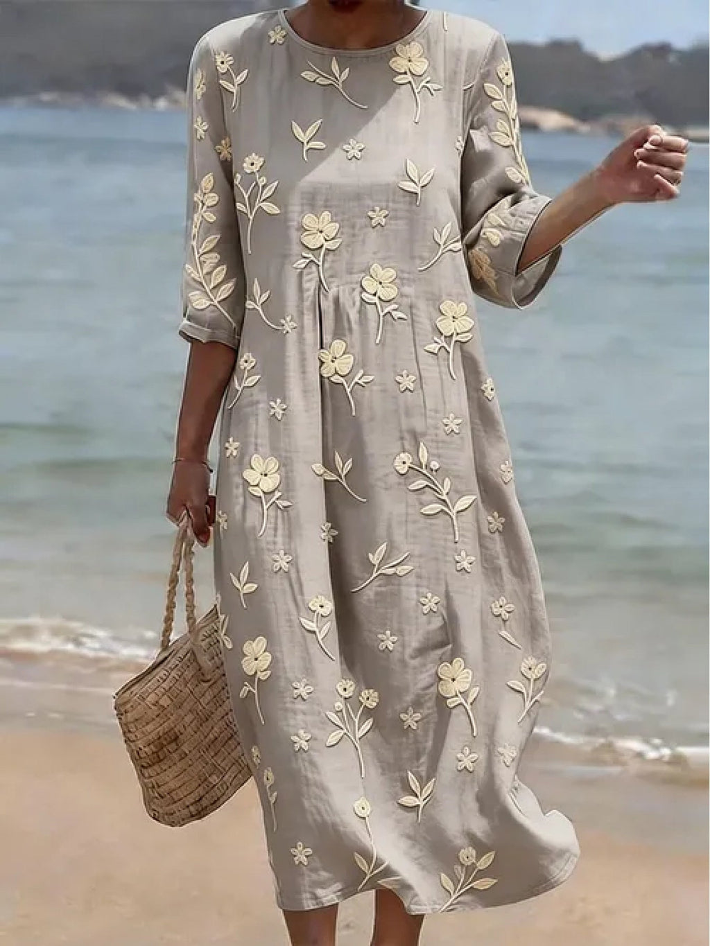 Simone | Elegant Ruffle Wrap Dress