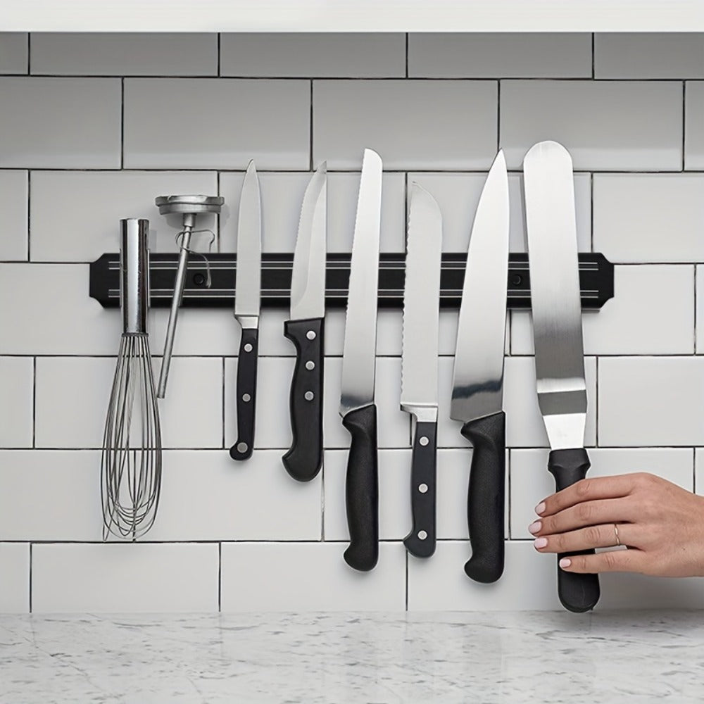 Magnetic Knife Holder Wall Mount 20 Inch - Strong Magnetic Knife Bar Strip for Kitchen, Space-Saving Knife Rack for Knives
