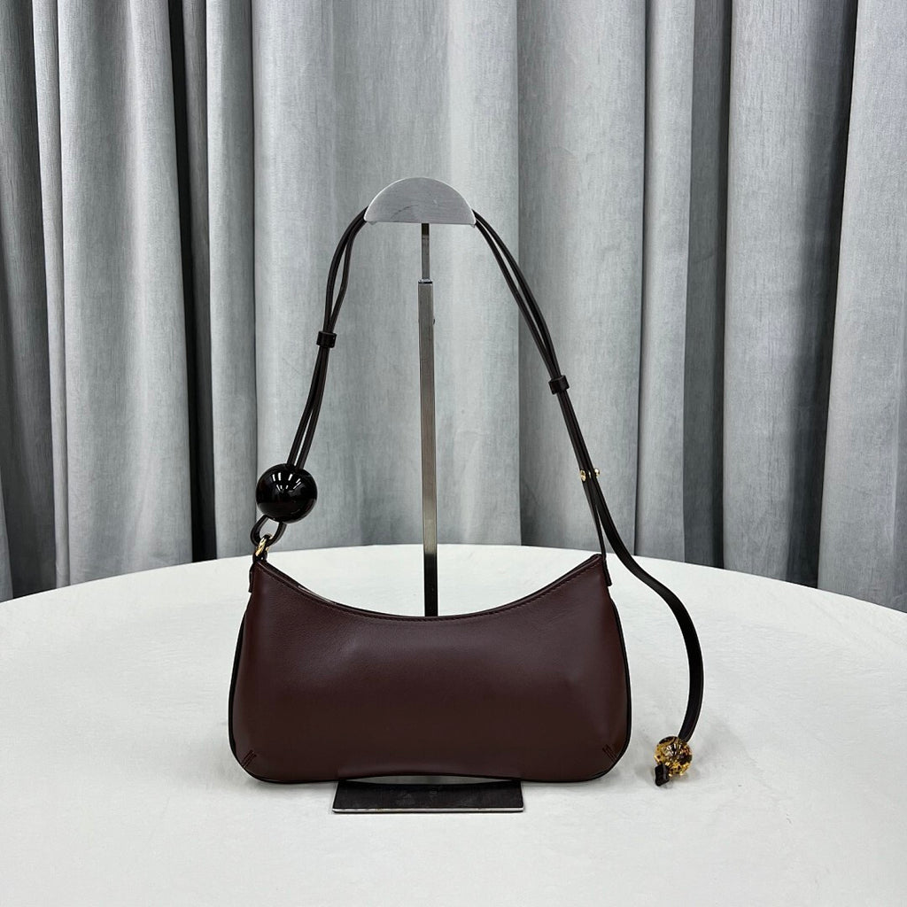 Jacquemus Suede Rectangular Shoulder Bag – Brown