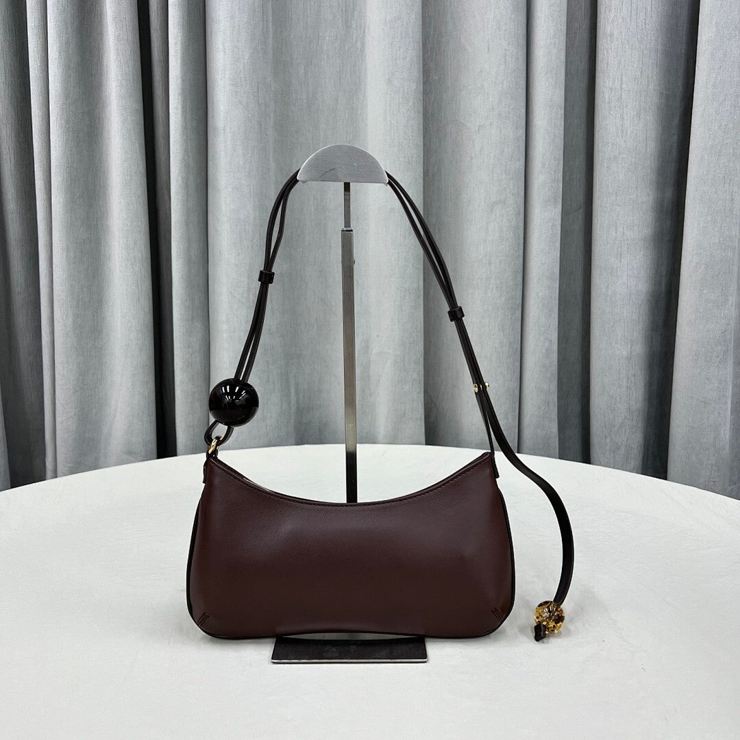 Jacquemus Suede Rectangular Shoulder Bag – Brown