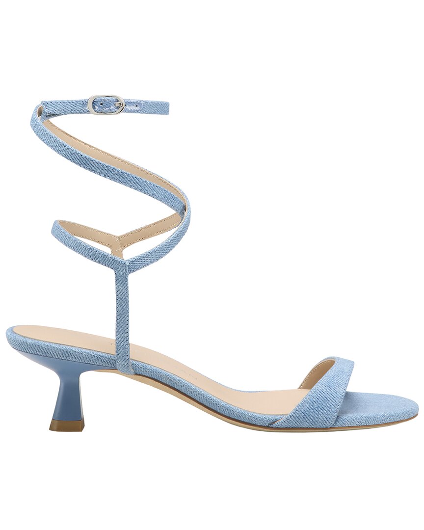 Stuart Weitzman Nudist Wrap 50 Denim Sandal