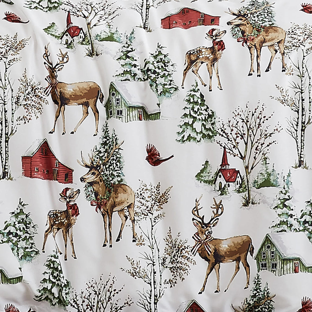 Southshore Fine Linens White Christmas Oversized Comforters Set