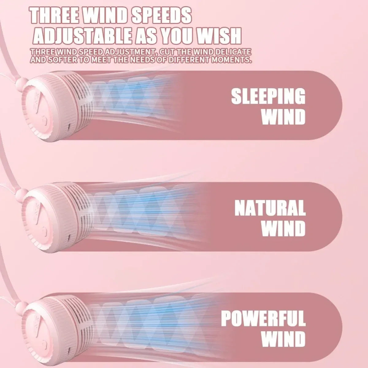 Hands-Free Personal Neck Fan