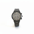 Emporio Armani Renato Men's Chronograph Watch – Full Black Gold Accent