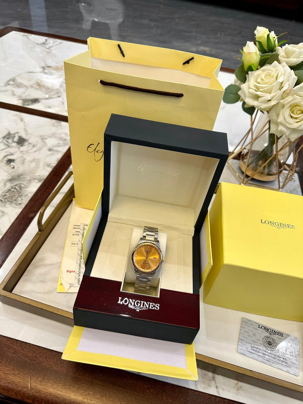 Longines Master Collection Automatic – Two-Tone Champagne Dial