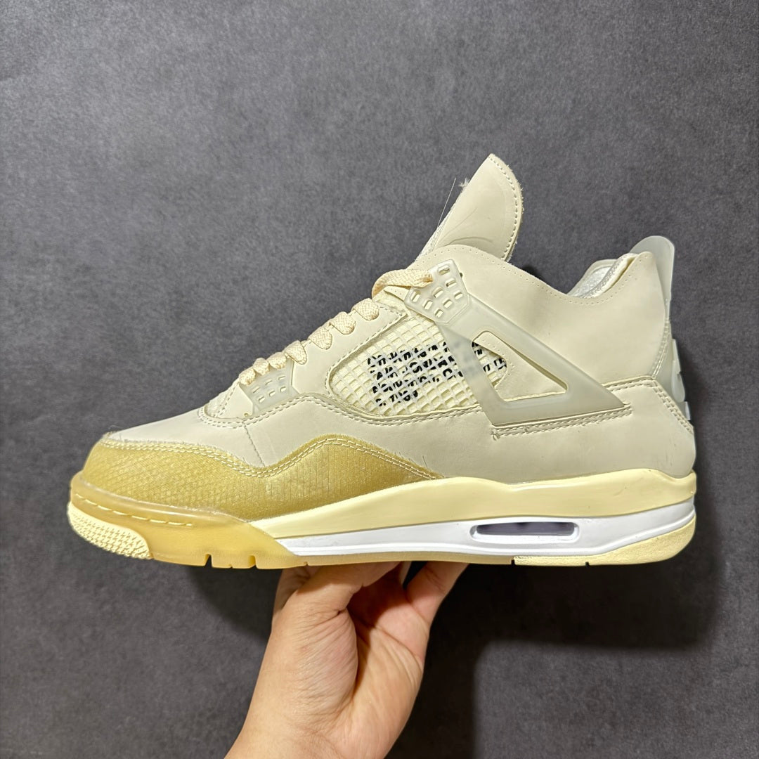 Off-White x Air Jordan 4 Retro – Sail