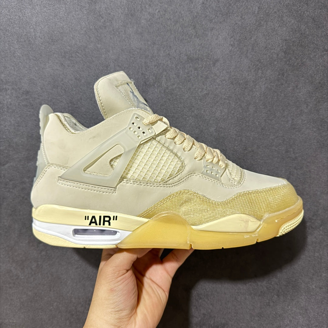 Off-White x Air Jordan 4 Retro – Sail