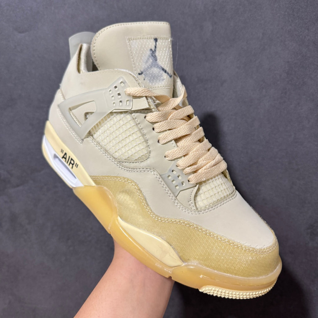Off-White x Air Jordan 4 Retro – Sail