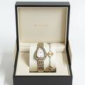 Bvlgari Serpenti Two-Tone Watch & Clover Bracelet Gift Set
