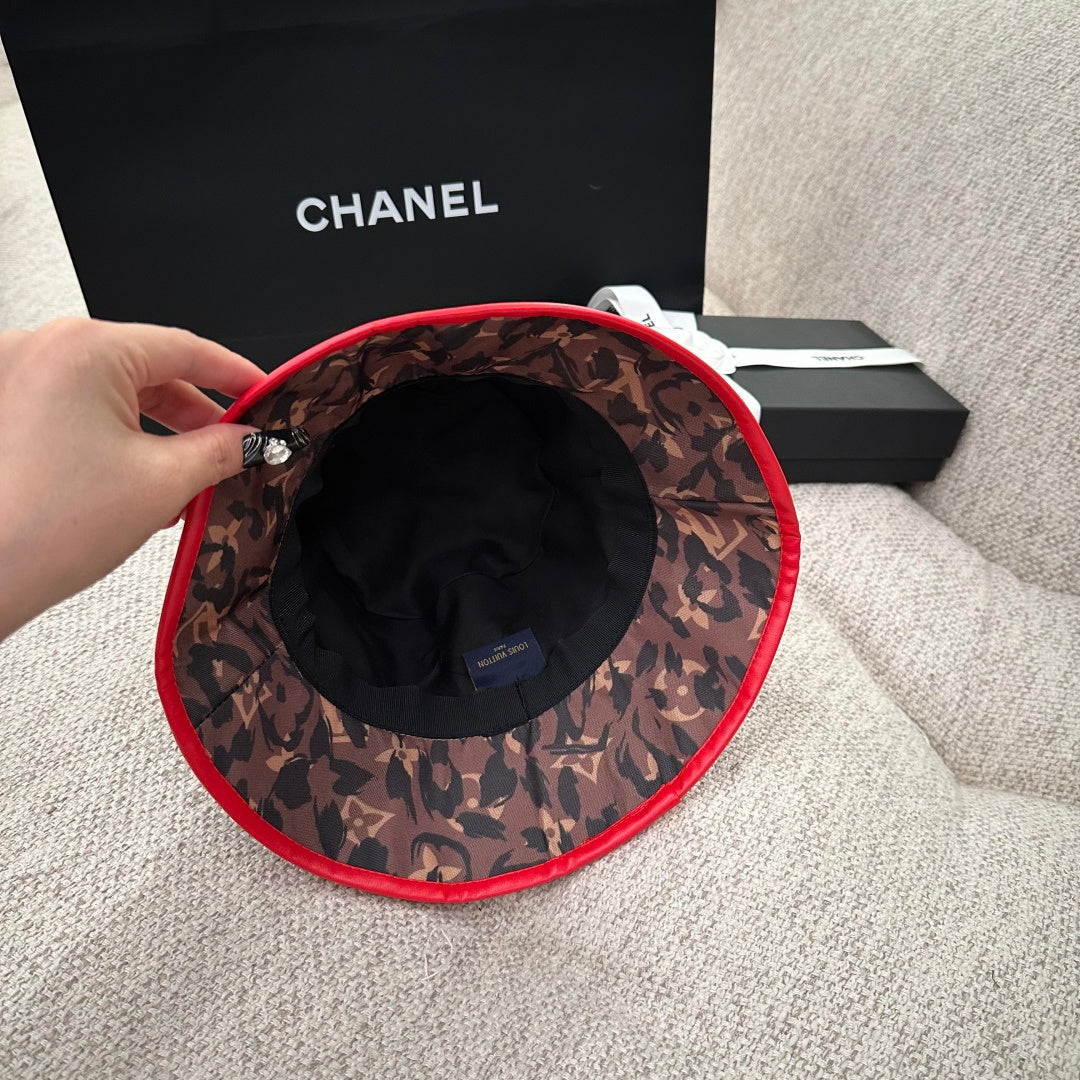 Louis Vuitton Monogram Leopard Print Bucket Hat