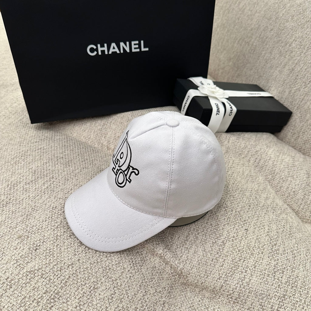 Dior Oblique Embroidered Logo Baseball Cap