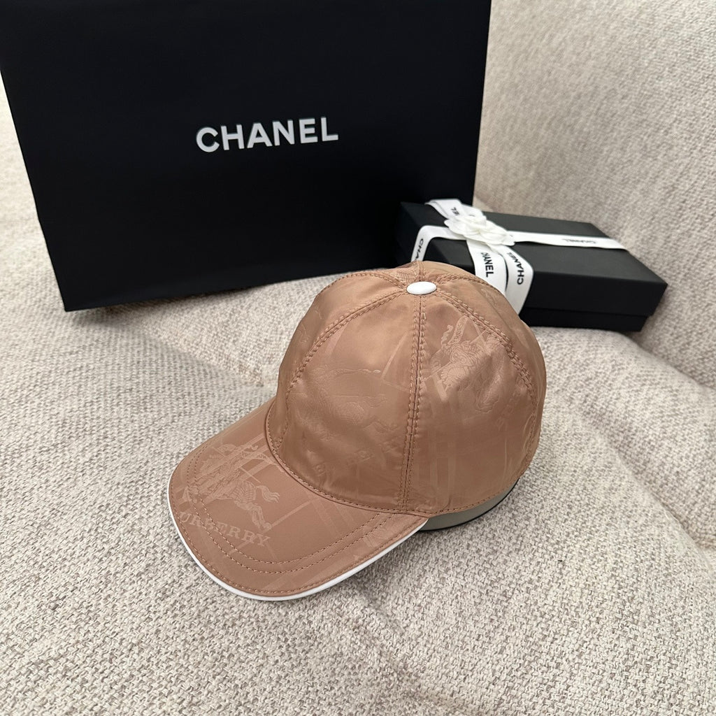 Burberry Check Jacquard Nylon Baseball Cap