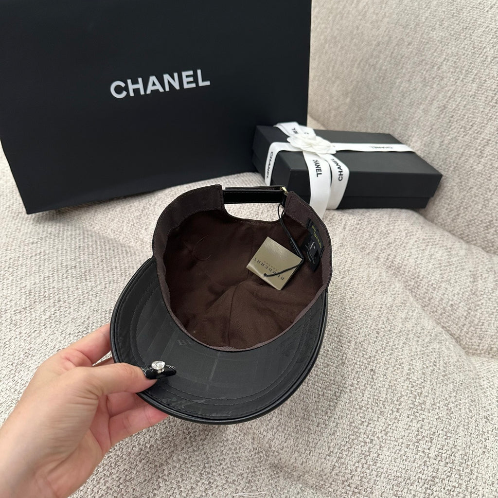 Burberry Check Jacquard Nylon Baseball Cap