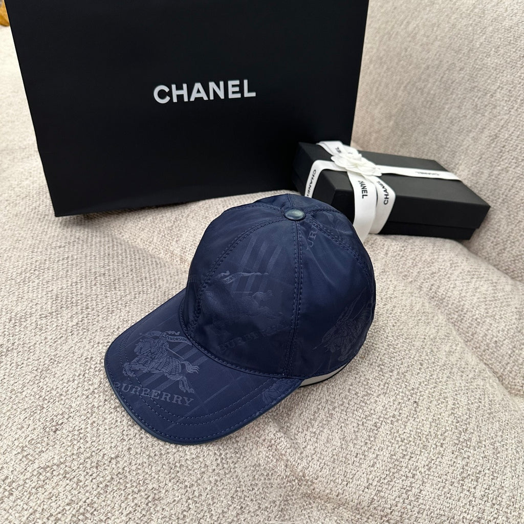Burberry Check Jacquard Nylon Baseball Cap