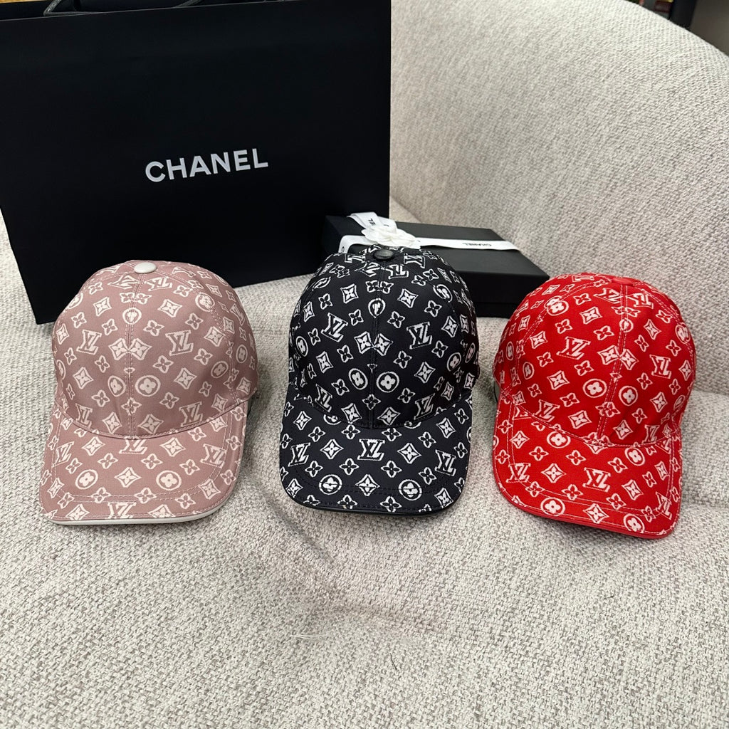 Louis Vuitton Monogram All-Over Print Baseball Cap