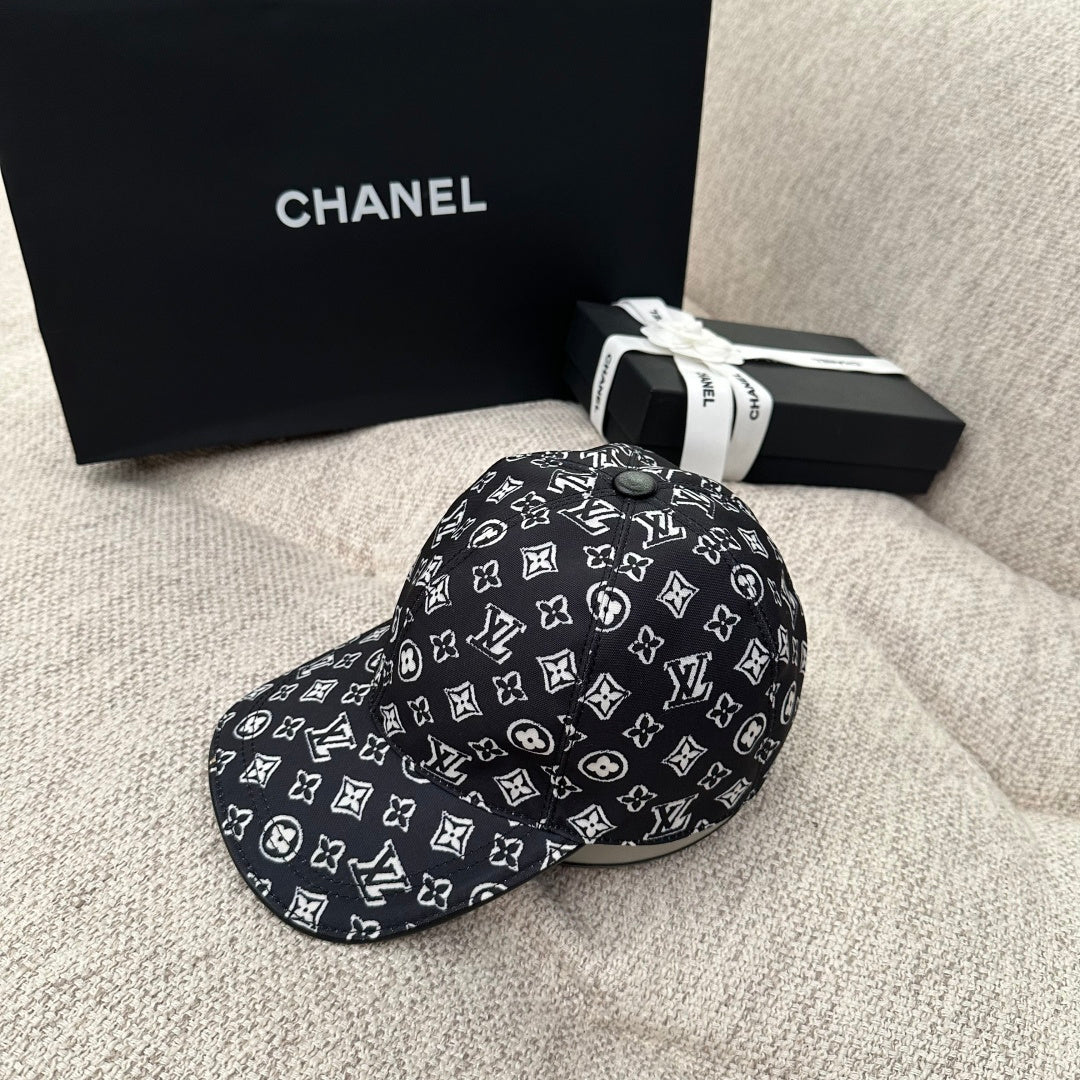 Louis Vuitton Monogram All-Over Print Baseball Cap