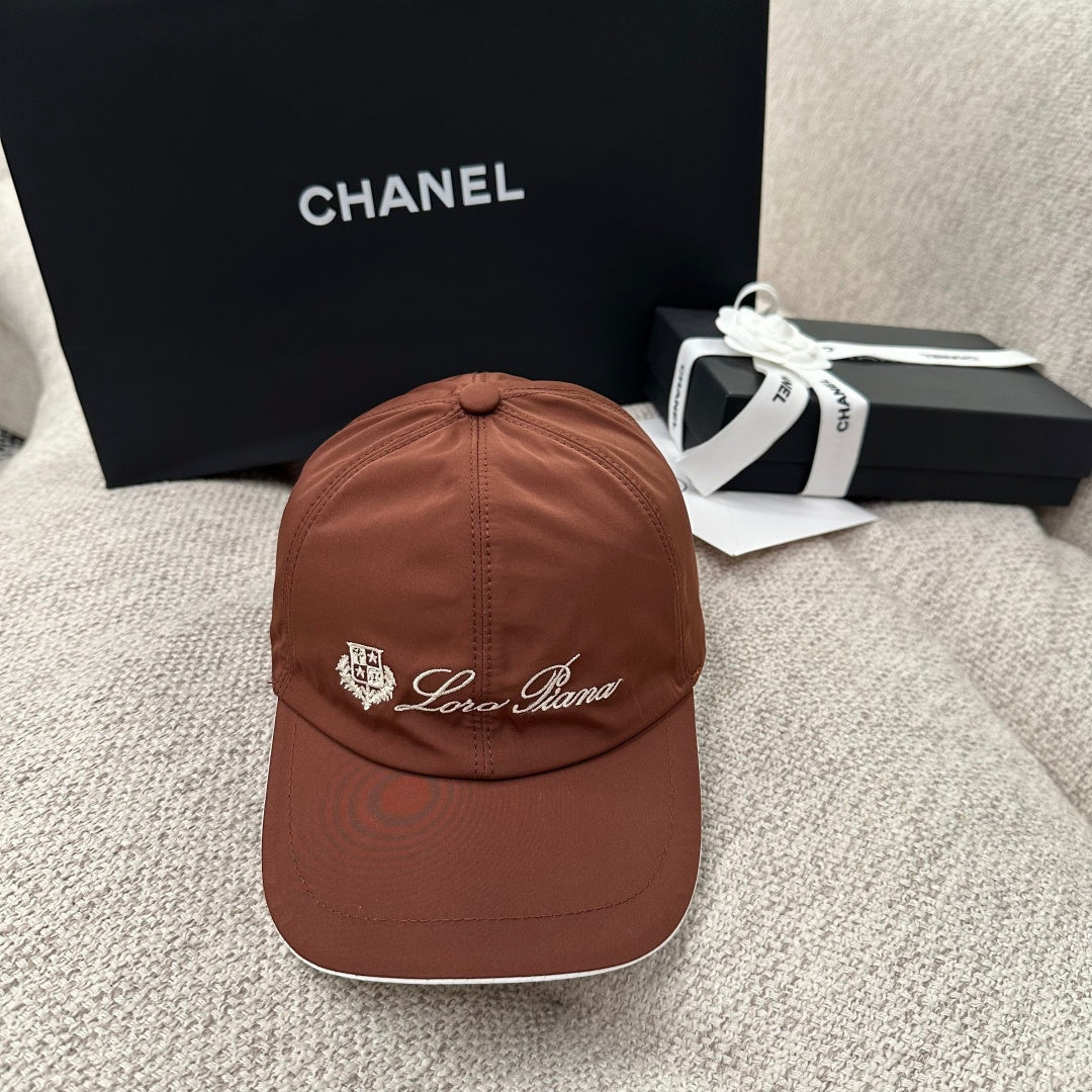 Loro Piana Logo Nylon Baseball Cap