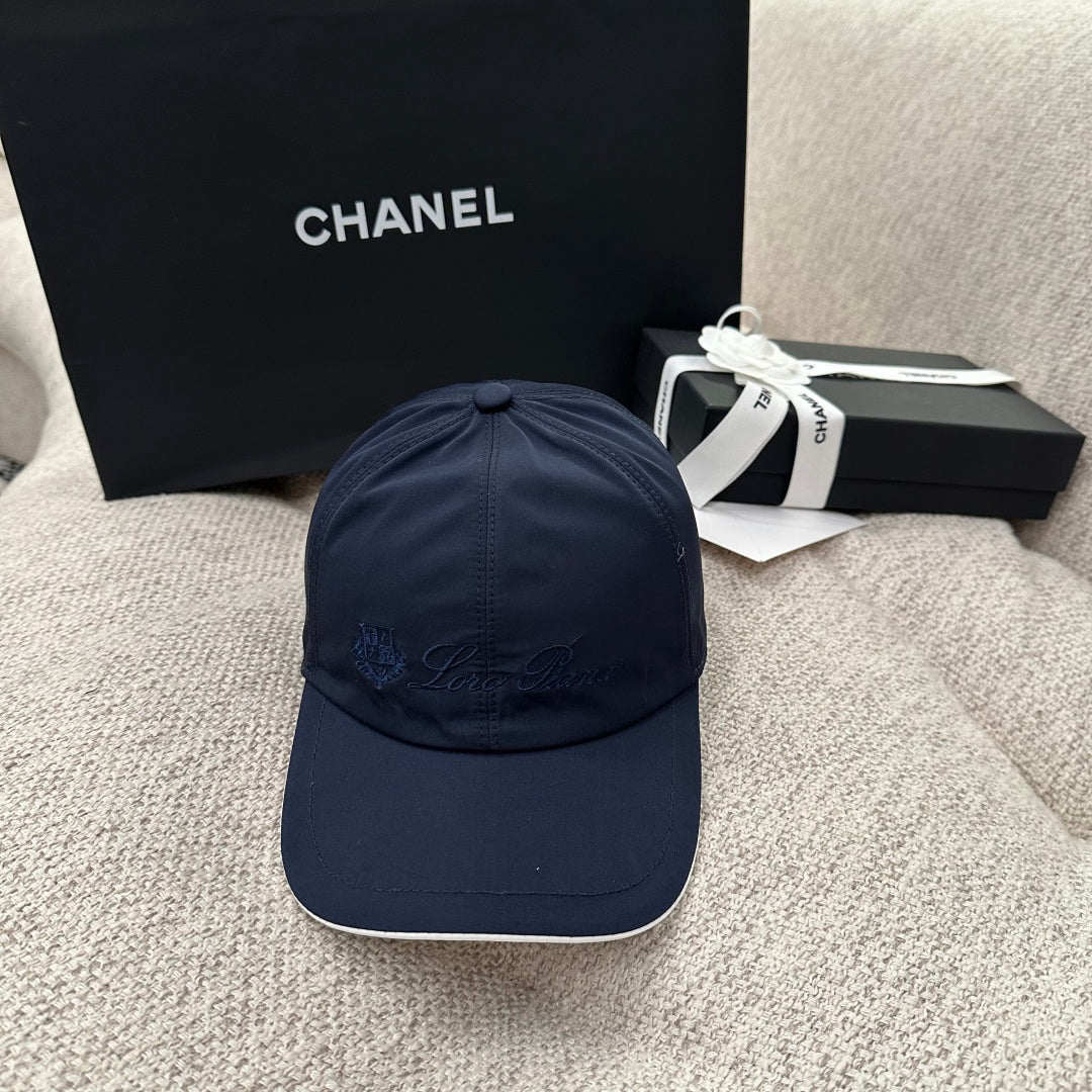 Loro Piana Logo Nylon Baseball Cap