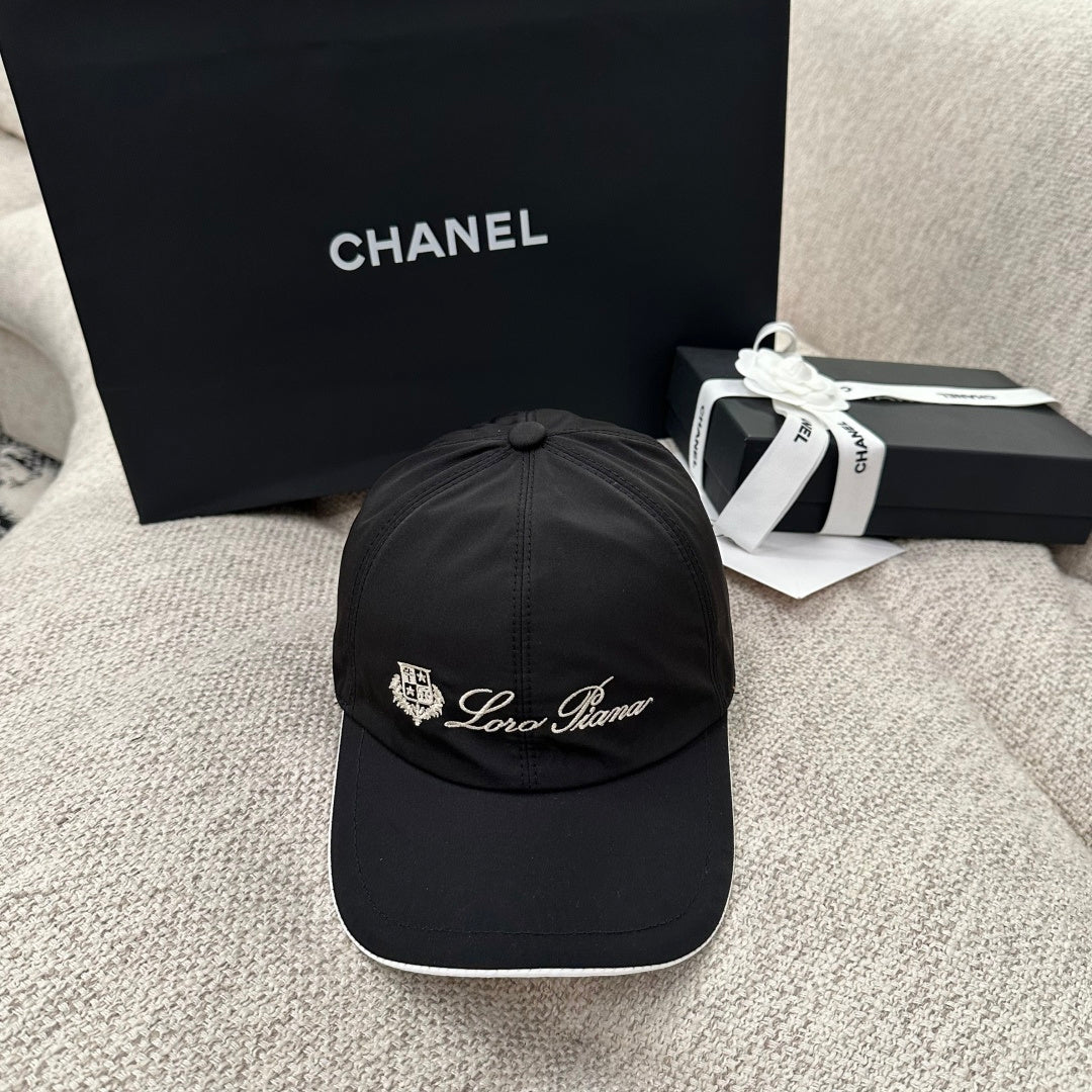 Loro Piana Logo Nylon Baseball Cap