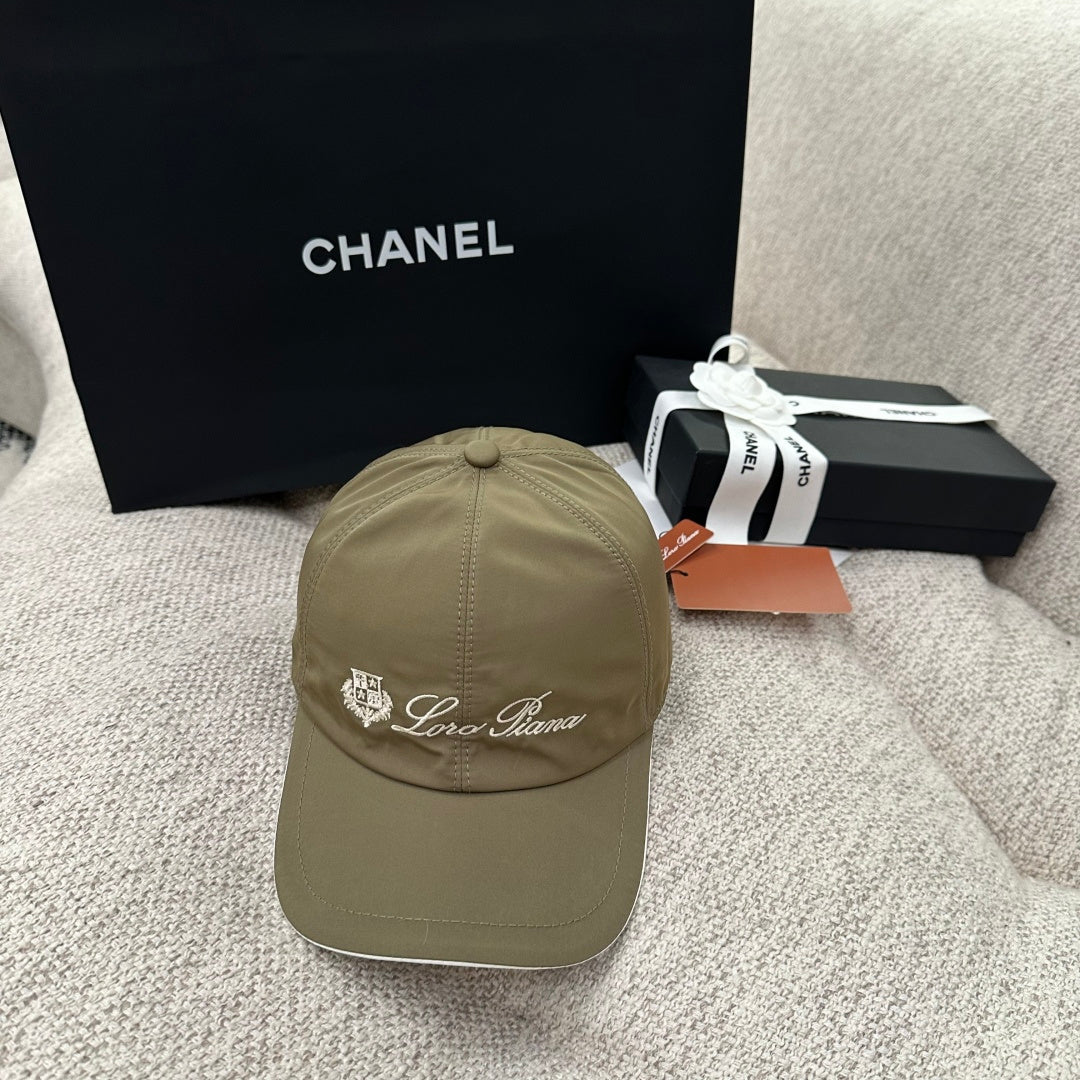 Loro Piana Logo Nylon Baseball Cap