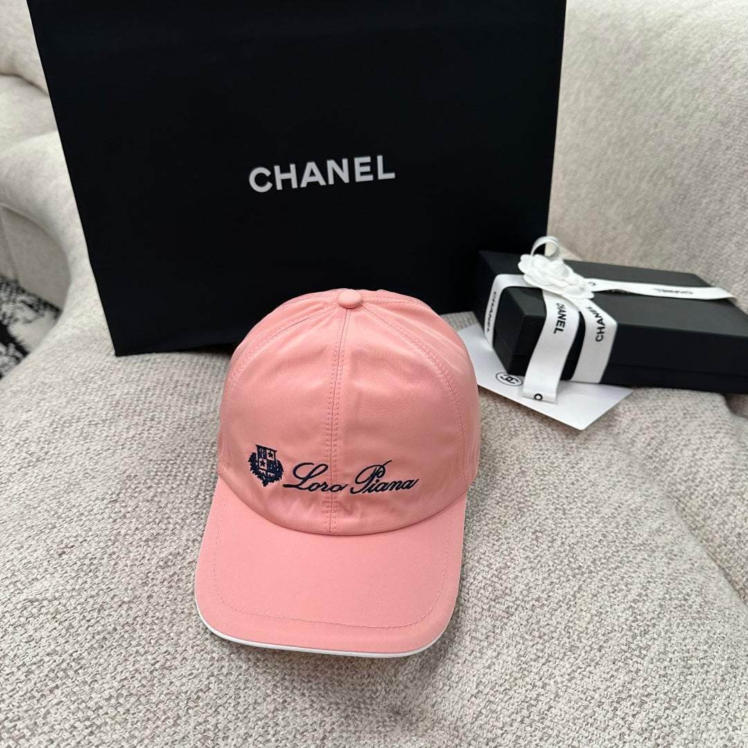 Loro Piana Logo Nylon Baseball Cap