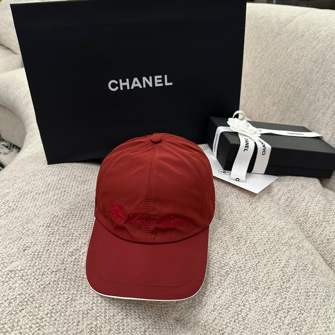 Loro Piana Logo Nylon Baseball Cap
