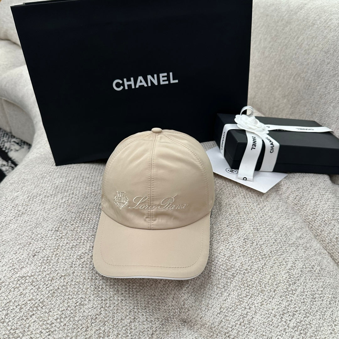 Loro Piana Logo Nylon Baseball Cap