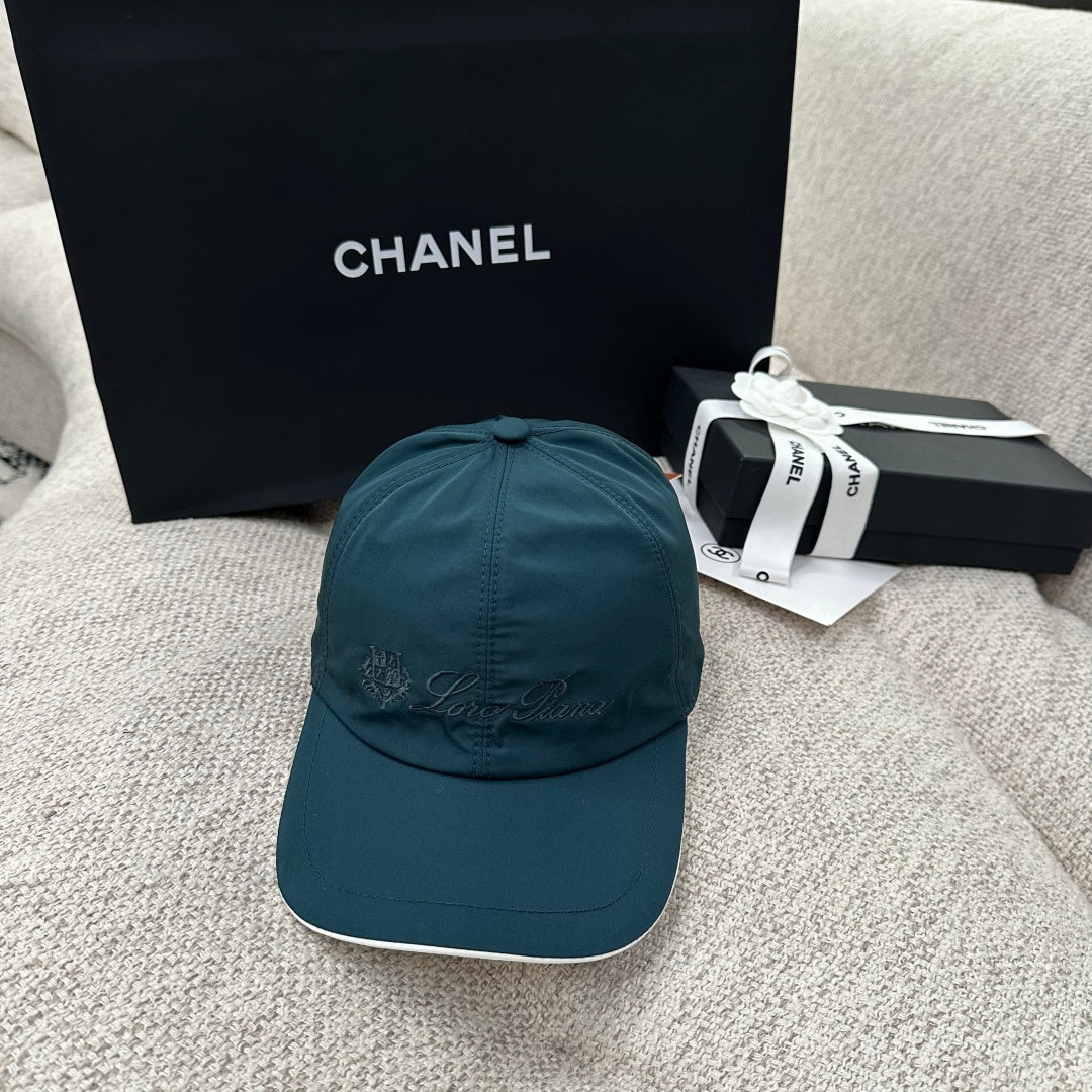 Loro Piana Logo Nylon Baseball Cap
