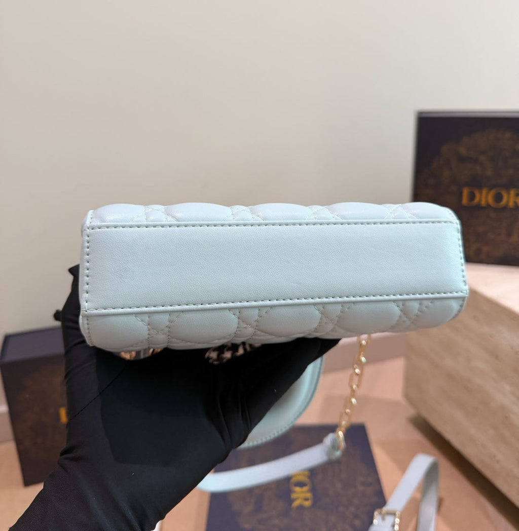 Christian Dior Lady D-Joy Bag – Powder Blue Cannage Leather
