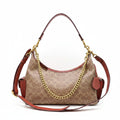 Coach Signature Canvas Hobo Bag – Tan Saddle