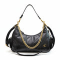 Coach Quilted Leather Hobo Bag – Black
